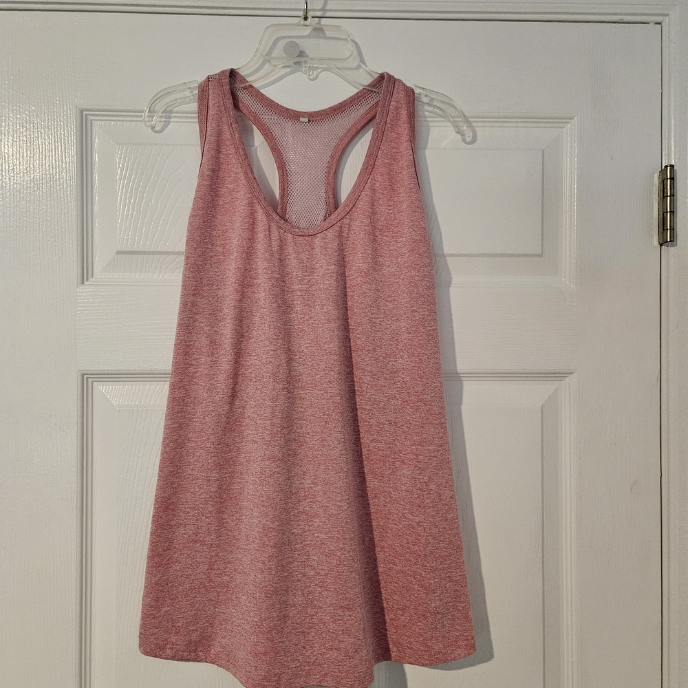 Lot Of 5 Racerback Tank Top Mesh Back Wicking Fabric Super Soft Comfortable - Picture 7 of 12